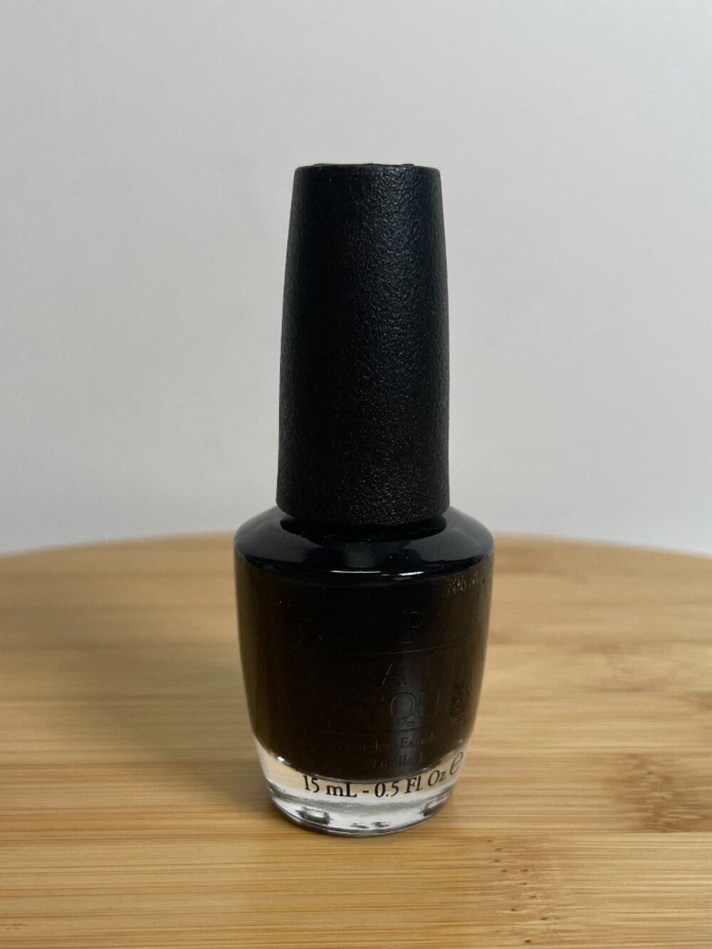OPI Nail Polish NL T02 Black Onyx 0.5oz Lacquer